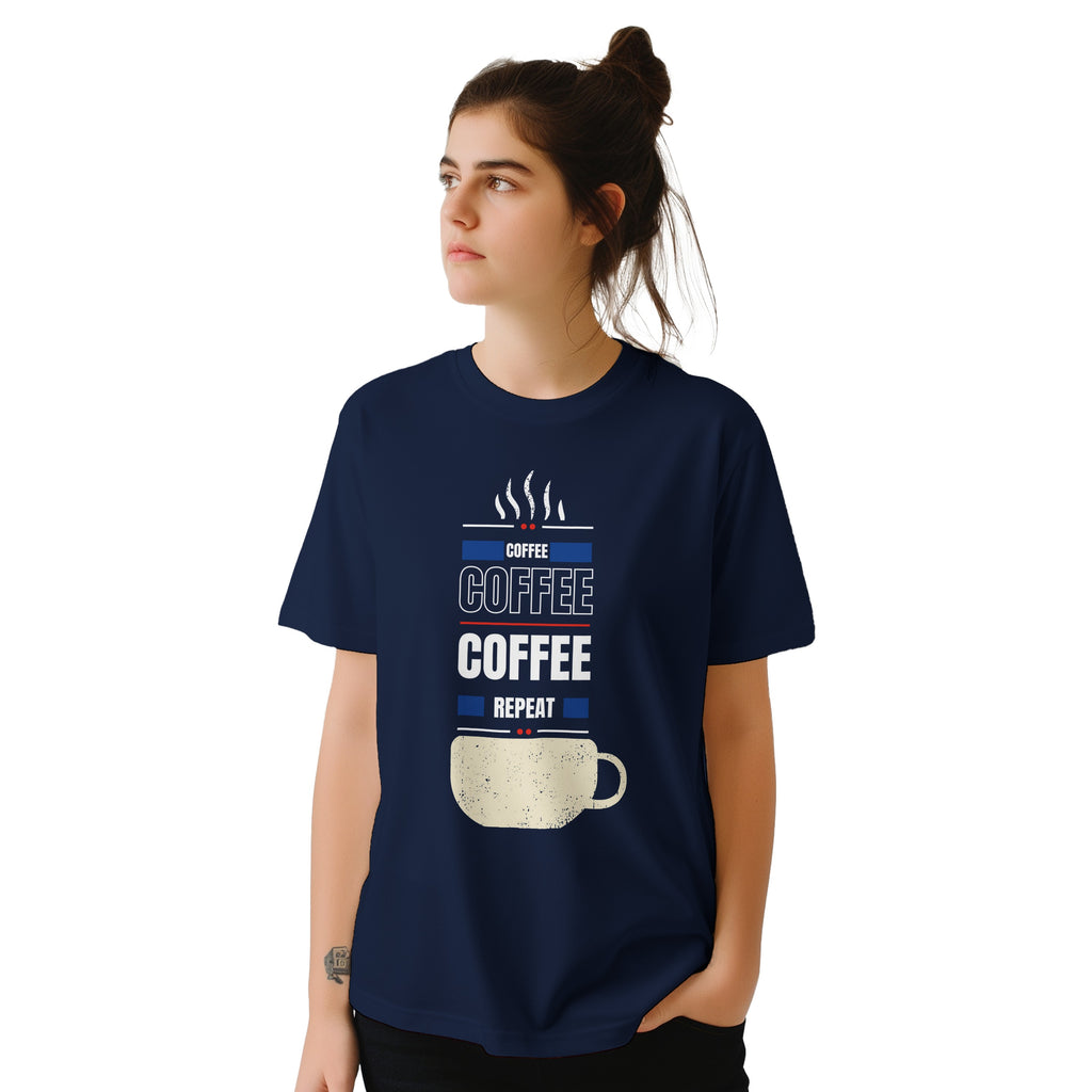 Fueled by Coffee: Unisex Crewneck Tee