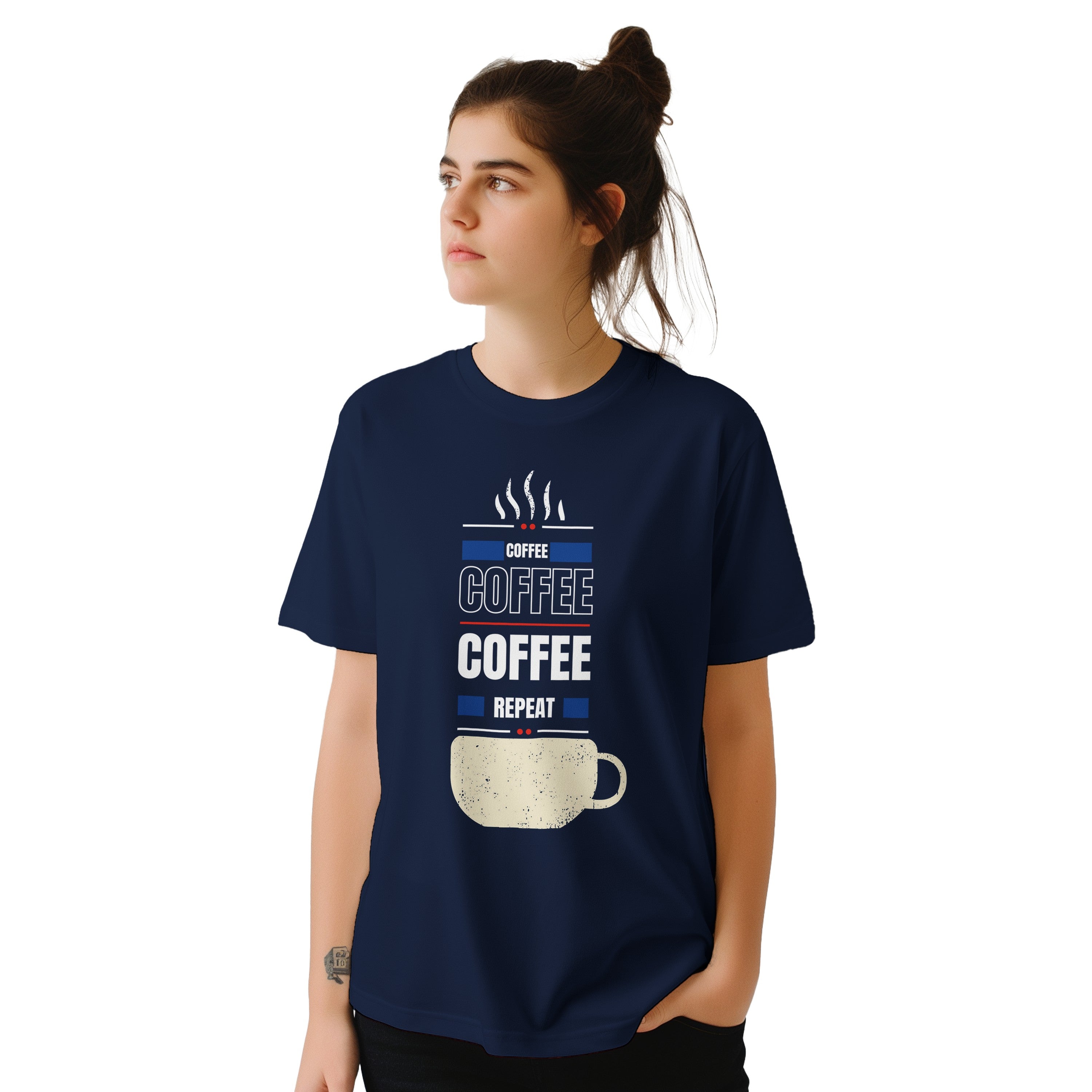 Fueled by Coffee: Unisex Crewneck Tee