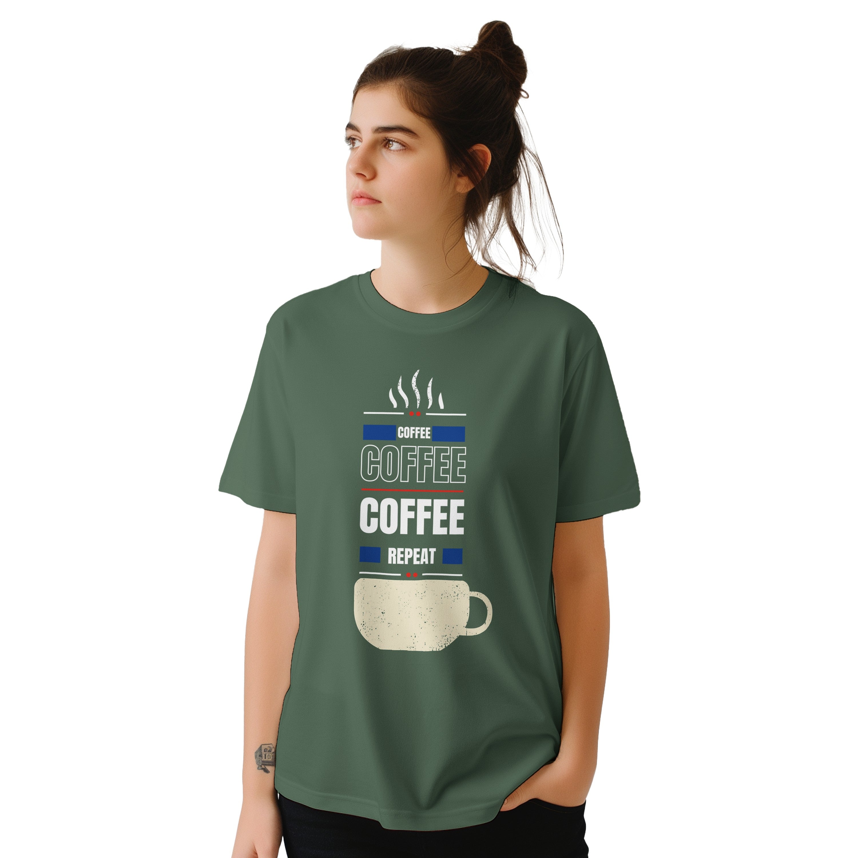Fueled by Coffee: Unisex Crewneck Tee