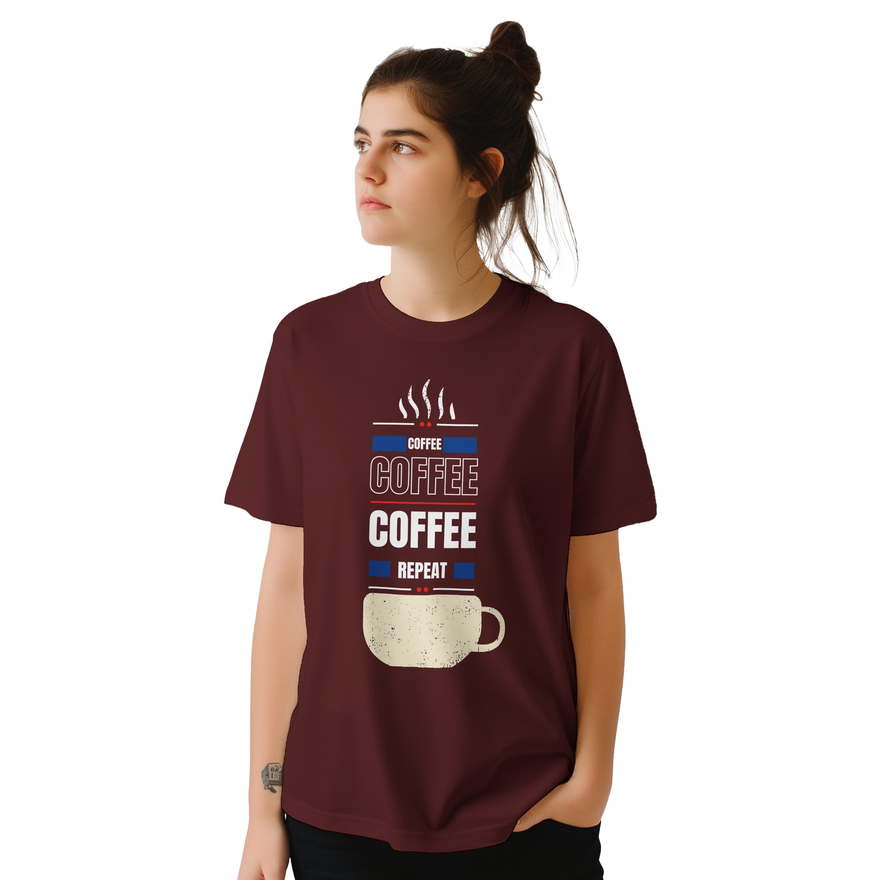 Fueled by Coffee: Unisex Crewneck Tee