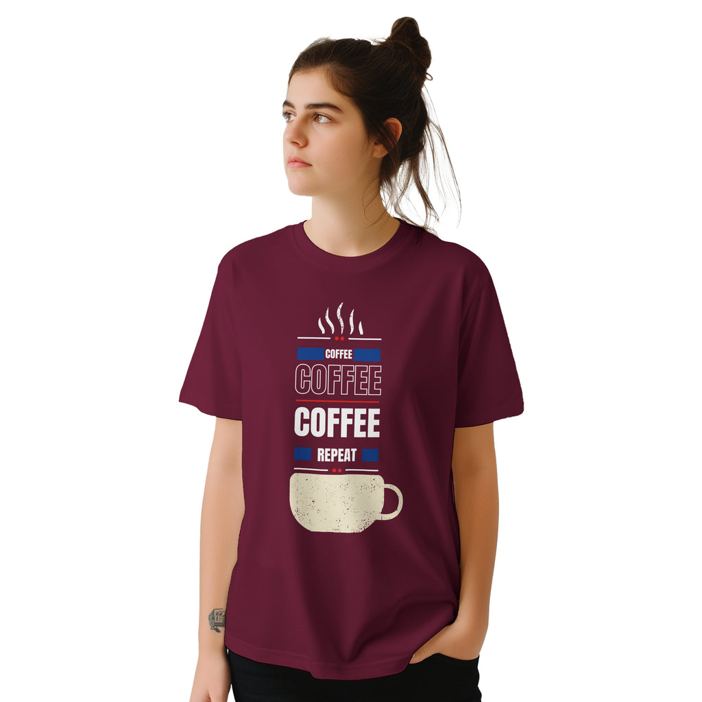 Fueled by Coffee: Unisex Crewneck Tee