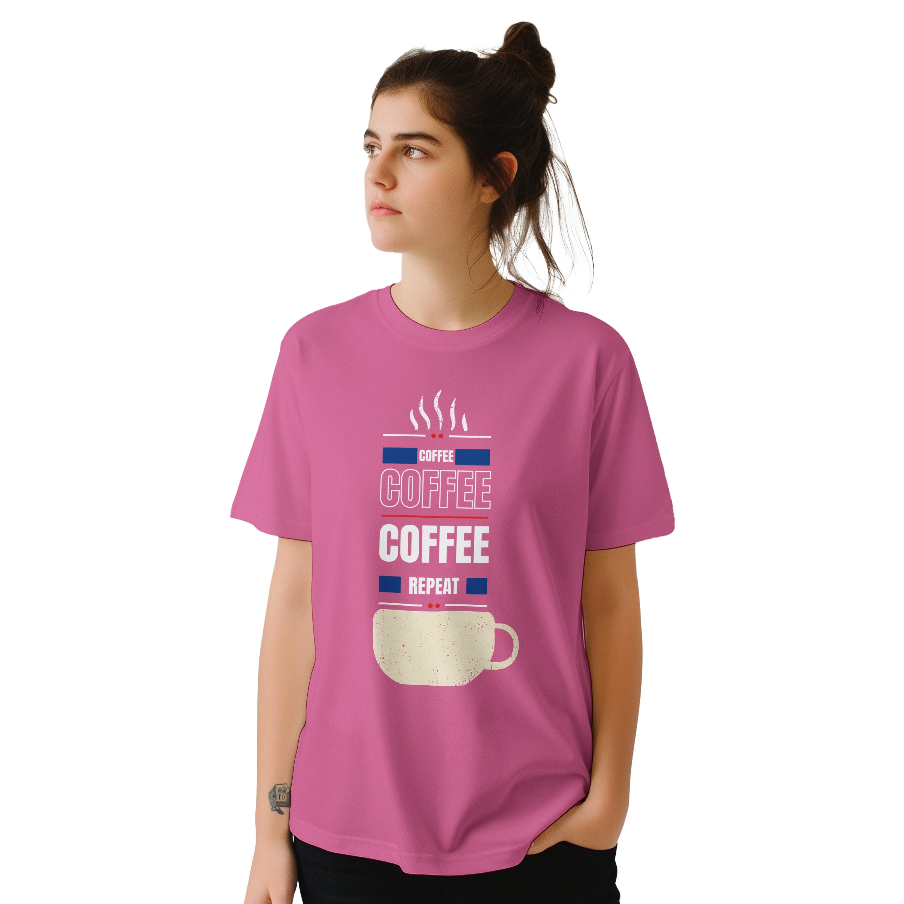 Fueled by Coffee: Unisex Crewneck Tee