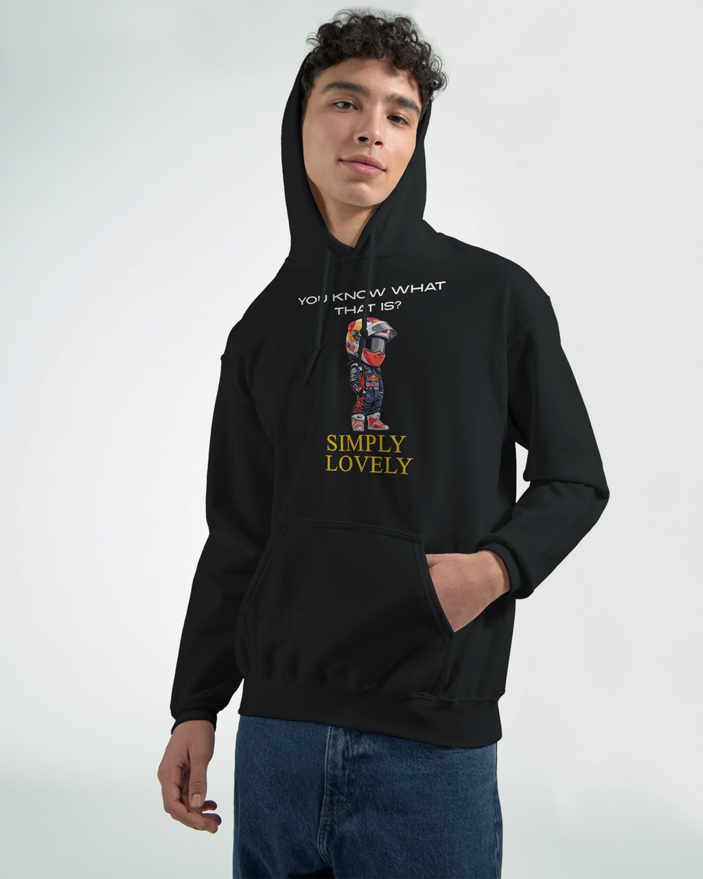 Simply Lovely: Unisex Pullover Hoodie