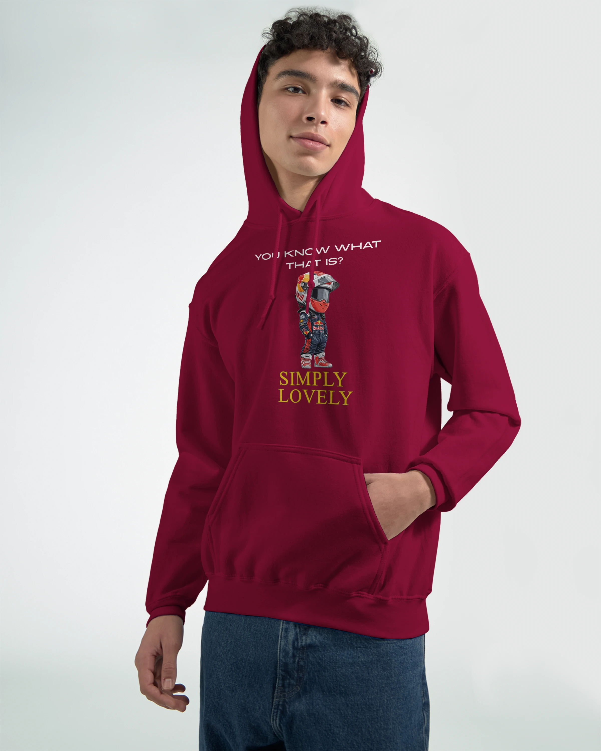 Simply Lovely: Unisex Pullover Hoodie