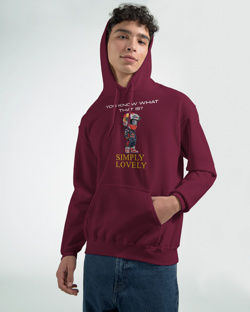 Simply Lovely: Unisex Pullover Hoodie